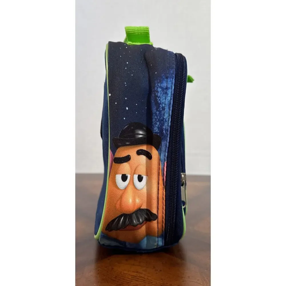 Disney Toy Story 4 Childrens Insulated Lunch Tote, 2 Compartments Buzz Woody Rex